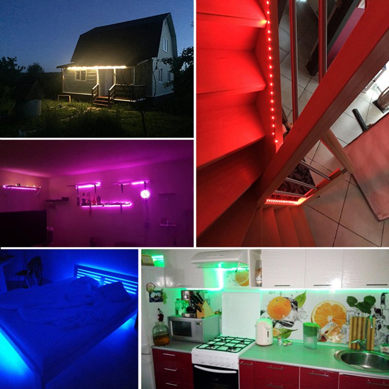 15m 72w Smd2835 Icke-vattentät Smart Wifi App Kontroll Led Strip Light Kit Arbeta Med Alexa Ac110-240v Juldekorationer Clearance Christmas Lights