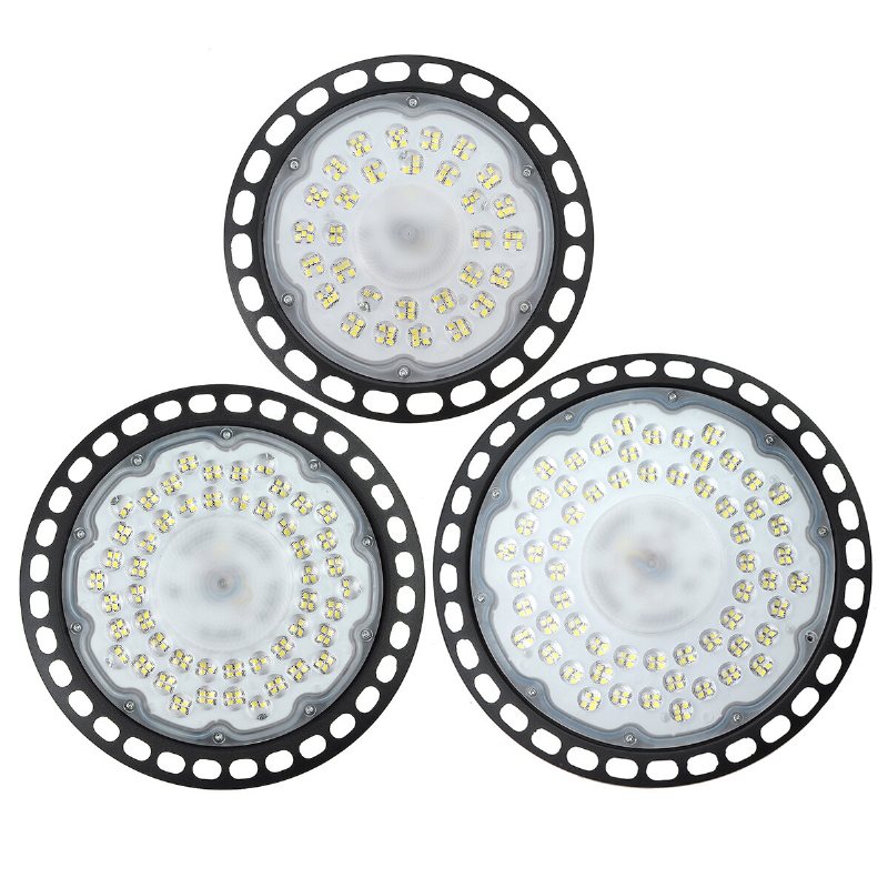 180-260v Led-lampor 200w 300w 500w Ufo Industriell Verkstad Lager Fabrikslampa