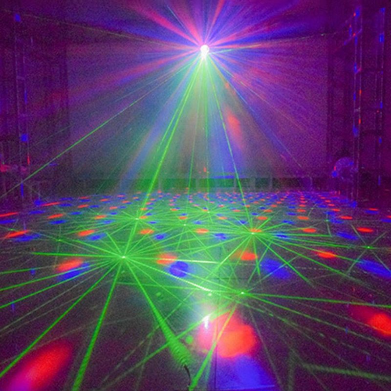 18w Led Rgb Scenprojektorljuslampa Dj Club Disco Party Med Fjärrkontroll