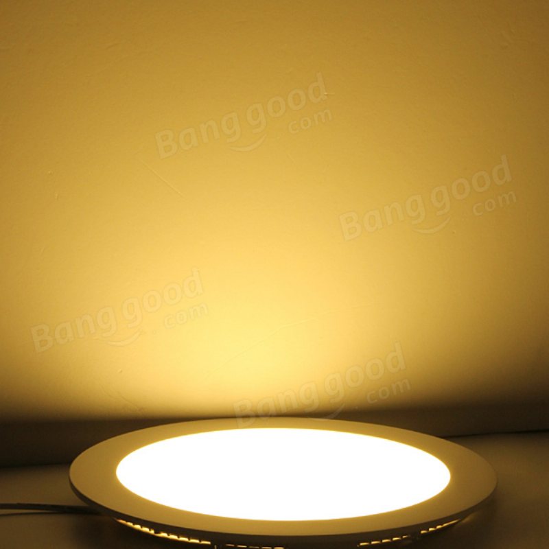 18w Round Ceiling Ultra Thin Panel Led Lamp Down Light 85-265v