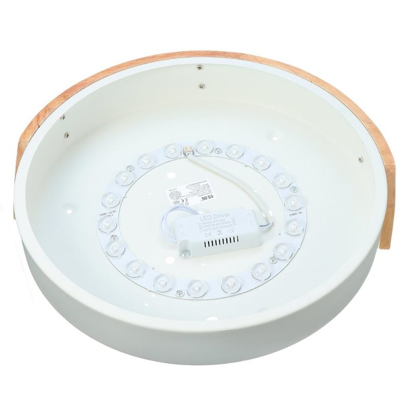 18w Ultratunn Taklampa Färgglad Rund Akryl Led-trä