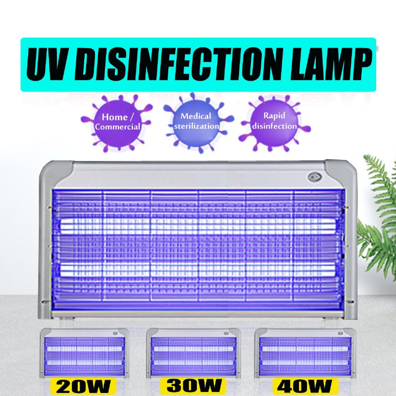 20/30/40w Ultraviolett Bakteriedödande Ljuslampa Desinfektionssterilisator Uvc-sterilisatorlampa För Hem Uv-sterilisatorlampa