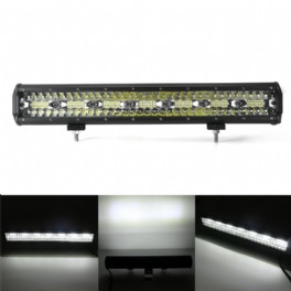 20 Tum Led Light Bar Combo Driving Work Lamp + Nummerskylt Ram