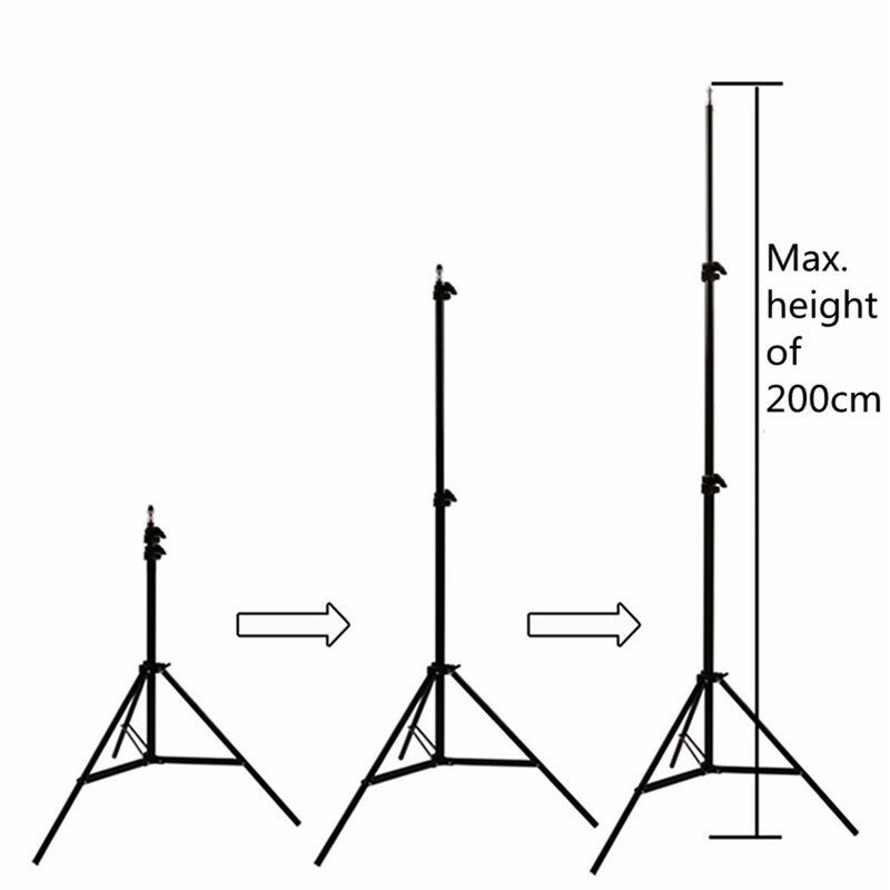 200 cm 78 Tum Justerbart Stativställ För Vr-ljuslampa Paraplyställ För F/ Oculus 1/4