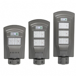 20w 40w 60w Led Solar Pir Motion Activated Sensor Wall Street Light Utomhuslampa