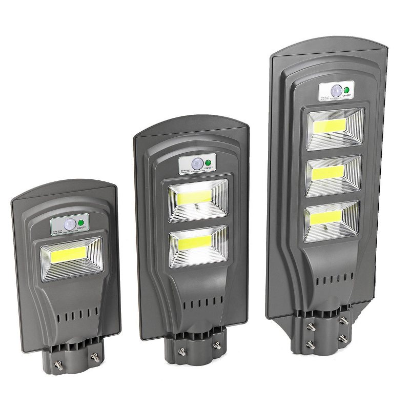 20w 40w 60w Solcellsdriven Pir-rörelsesensor Gatulampa Utomhus Trädgårdslampa