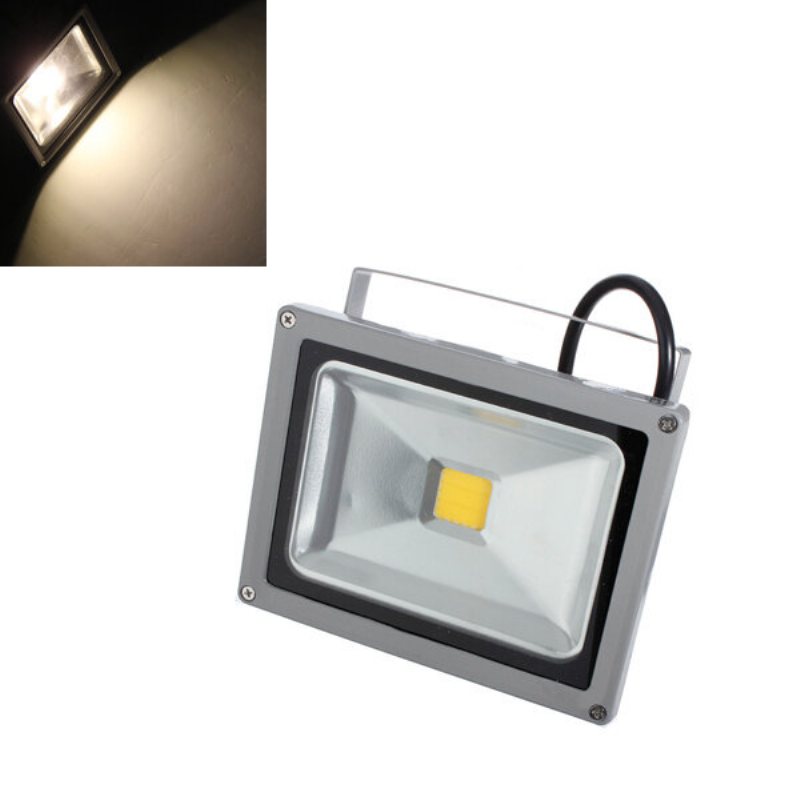 20w Varmvit 1800-2000lm Led Vattentät Utomhus Flood Light 85-265v