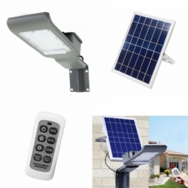 20w Vattentät 20 Led Solar Light Med Long Rod Light/fjärrkontroll Gatubelysning För Utomhusbruk