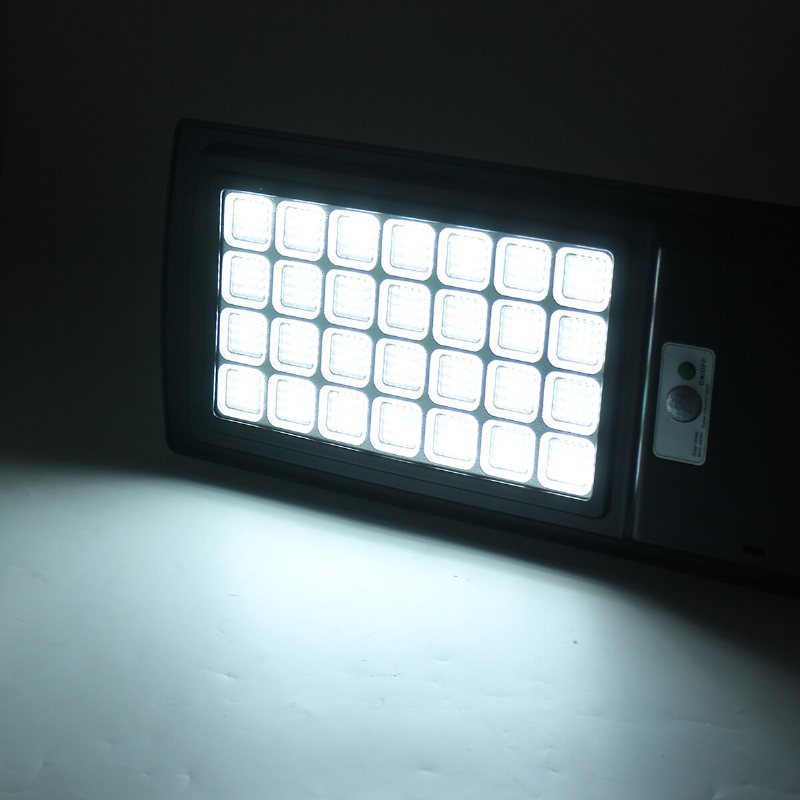 240/560led Solar Street Wall Light Powered Ip65 Vattentät Lampa Pir Rörelsesensor Utomhus Trädgård