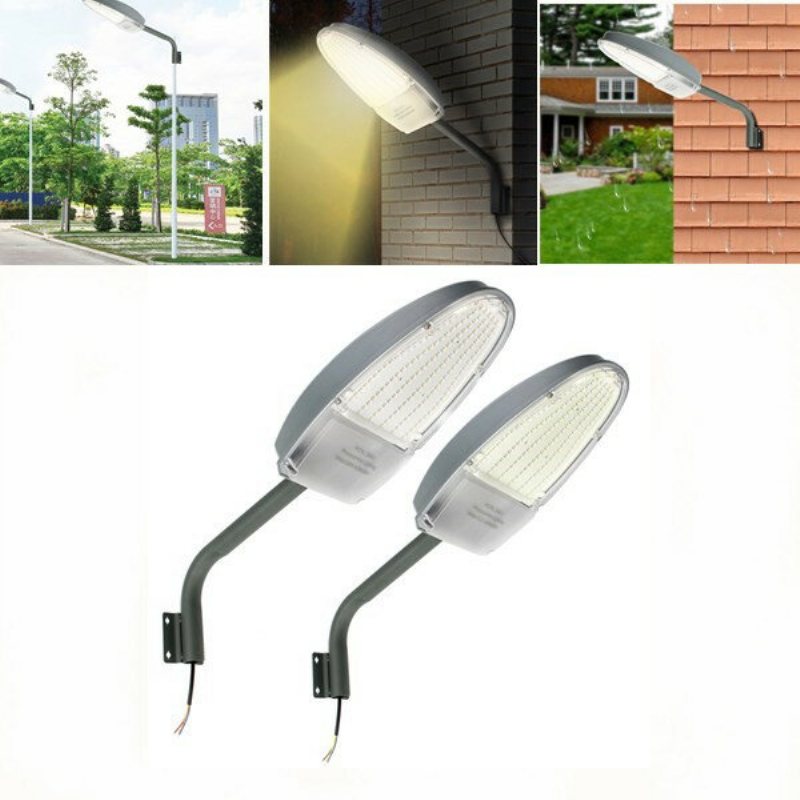 24w Ljuskontroll Led Road Street Flood Light Utomhus Trädgård Spot Säkerhetslampa Ac85-265v