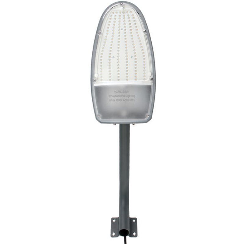 24w Ljuskontroll Led Road Street Flood Light Utomhus Trädgård Spot Säkerhetslampa Ac85-265v