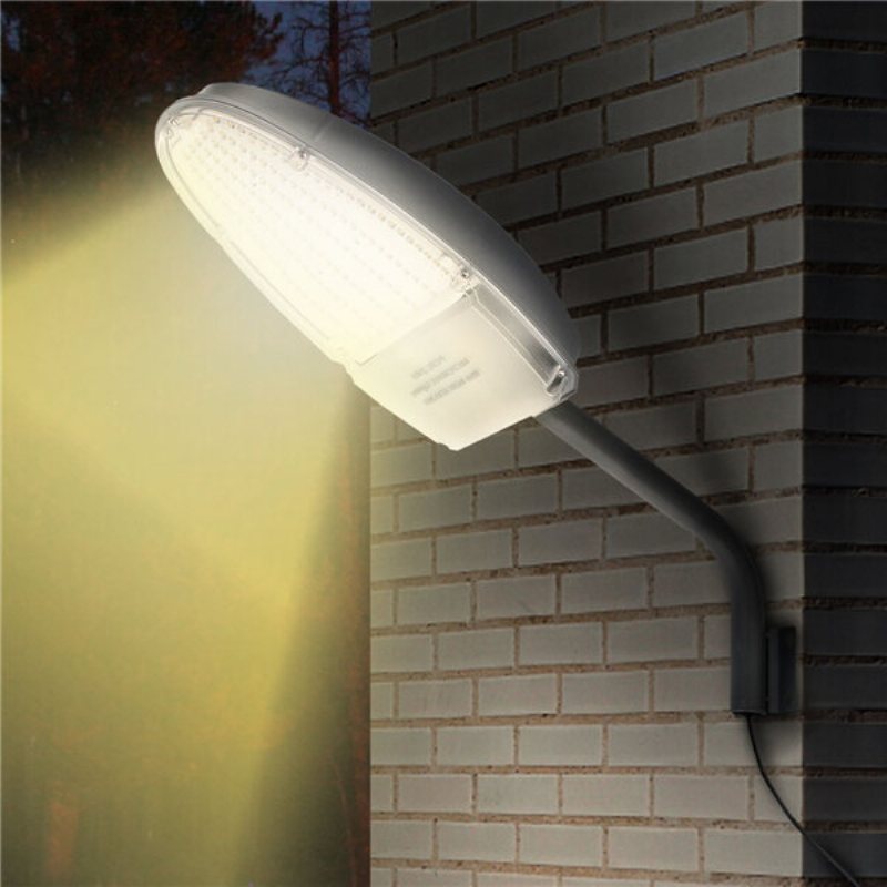 24w Ljuskontroll Led Road Street Flood Light Utomhus Trädgård Spot Säkerhetslampa Ac85-265v