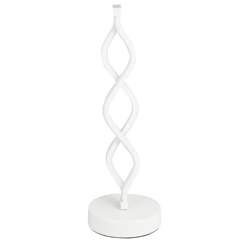 24w Modern Spiral Twist Wave Design Led Bordslampa Skrivbordsläslampa