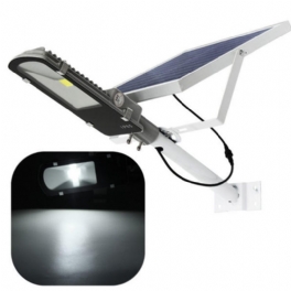 24w Solar Powered Led Cob Ljuskontrollerad Sensor Street Road Light Vattentät För Utomhusträdgård