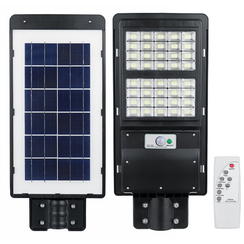 250/450/800w Solar Led Cool White Street Light Vattentät Utomhuslampa Med Fjärrkontroll