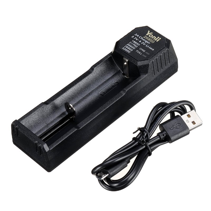 26800 Batteri 5v 2a Snabbladdning Usb Batteriladdare För Li-ion 32650/26800/26650/21700/18650