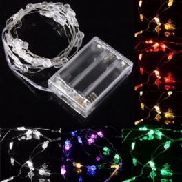 2m 20 Led Kaninhuvud Batteridriven Julsnöre Fairy Lights Party Bröllop Juldekor