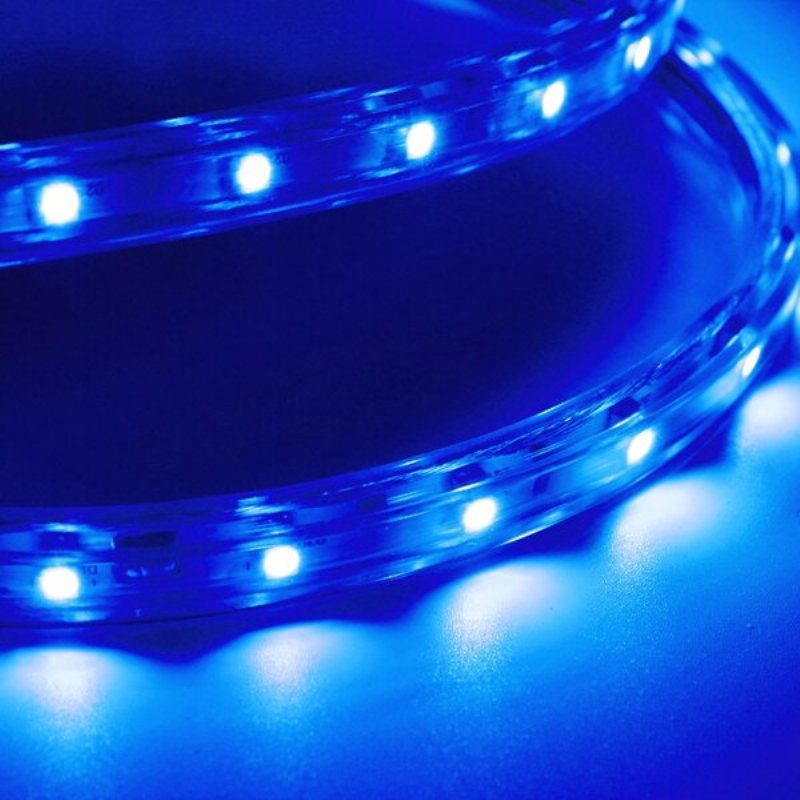 2m 7w Vattentät Ip67 Smd 3528 120 Led Strip Rep Light Julfest Utomhus Ac 220v