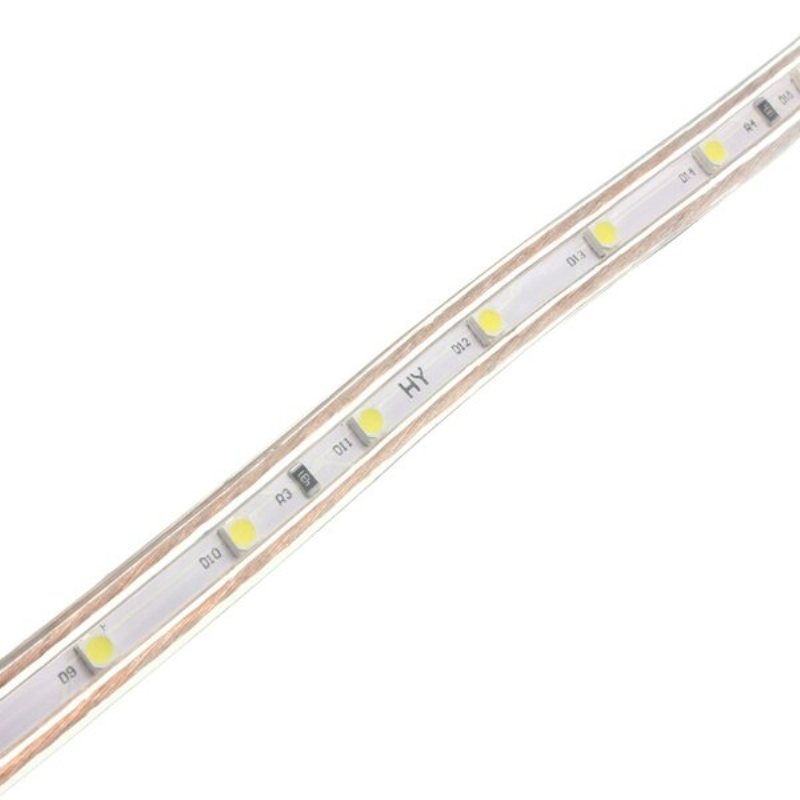 2m 7w Vattentät Ip67 Smd 3528 120 Led Strip Rep Light Julfest Utomhus Ac 220v