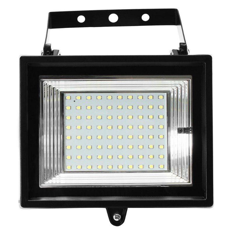 2st Fjärrkontroll 80 Led Flood Light Dimbar Timer Vattentät Solar Street