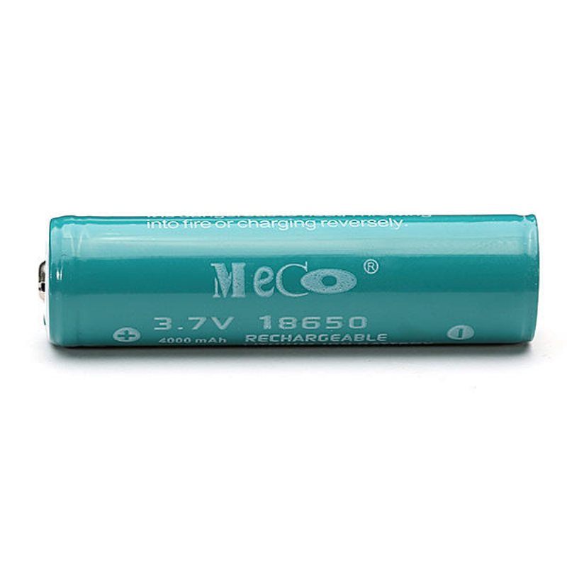 2st Meco 3.7v 4000mah Skyddat Uppladdningsbart 18650 Li-ion-batteri