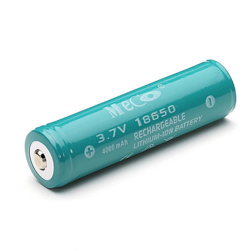 2st Meco 3.7v 4000mah Skyddat Uppladdningsbart 18650 Li-ion-batteri