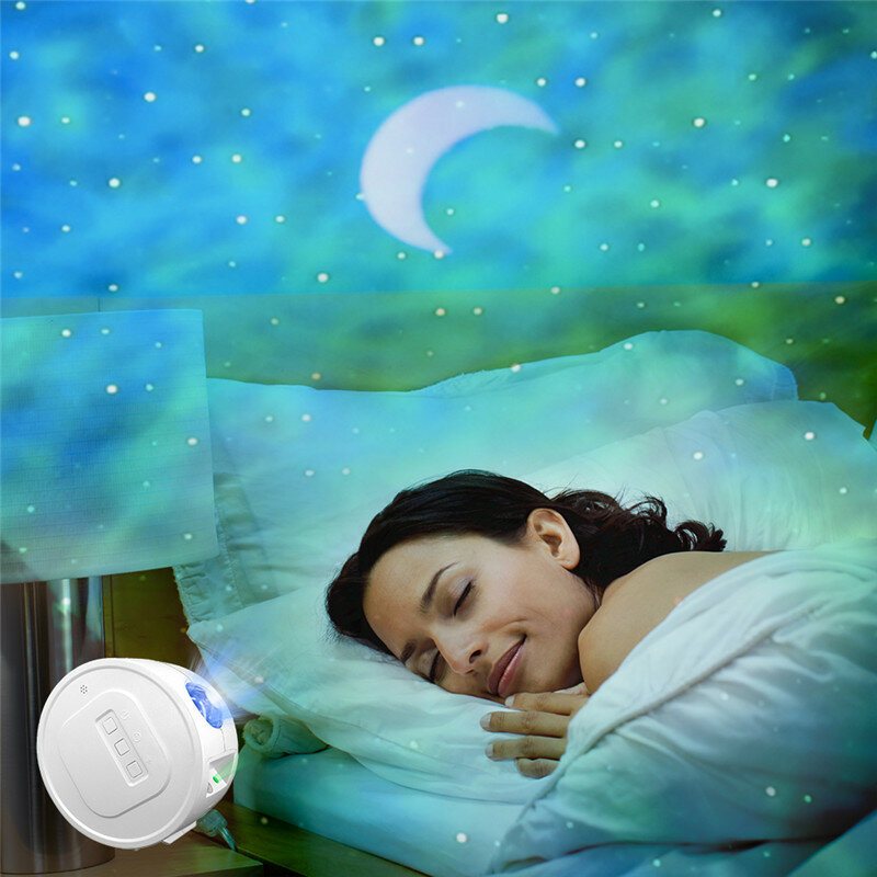 3 I 1 Usb Led Galaxy Starry Night Light Sky Projector Ocean Wave Star Lamp