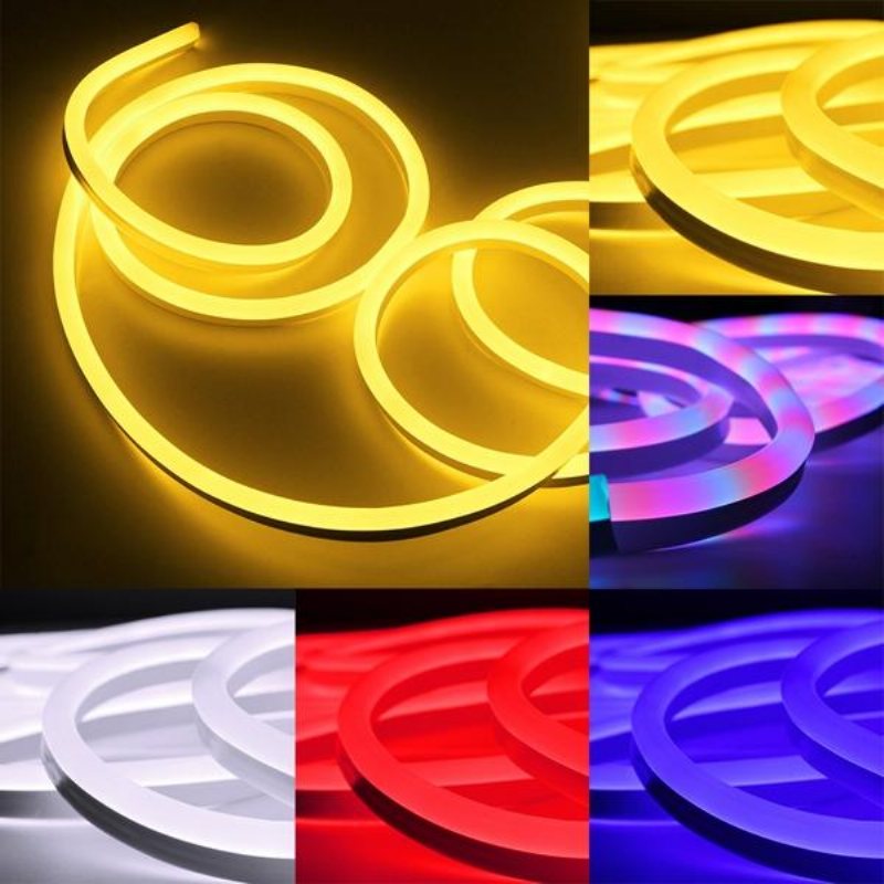 30m 2835 Smd Flexibel Led Mjuk Neon Rope Strip Light Xmas Outdoor Vattentät 220v