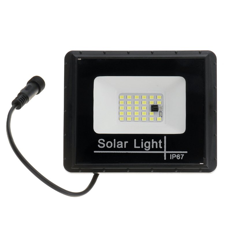 30w 27led Solar Powered Flood Light Utomhus Trädgård Vägglampa Vattentät + Fjärrkontroll