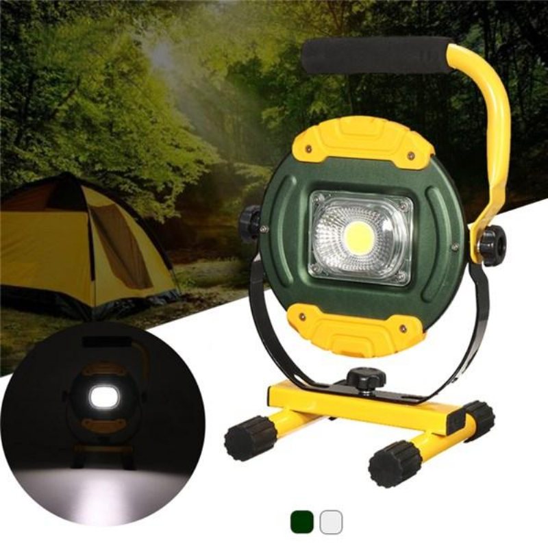 30w Bärbar Usb Uppladdningsbar Cob Led Flood Light Outdoor Emergency Camping Lampa För Vandring 220v