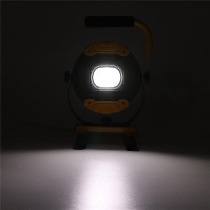 30w Bärbar Usb Uppladdningsbar Cob Led Flood Light Outdoor Emergency Camping Lampa För Vandring 220v