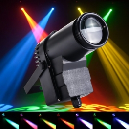 30w Rgbw Led Dmx512 Scenljus Pinspot Beam Spotlight 6ch För Dj Disco Party Ktv