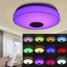 33cm 100w Bluetooth Wifi Led-takljus Rgb Musikhögtalare Dimbar Lampa App Fjärrkontroll 110-245v