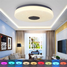 33cm Led-taklampor Färgglada Downlight-lampa Smart Control Bluetooth Wifi App Hem