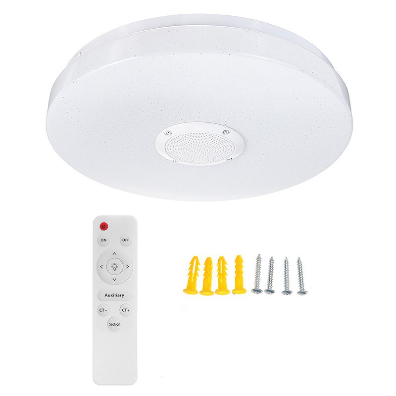 33cm Led-taklampor Färgglada Downlight-lampa Smart Control Bluetooth Wifi App Hem