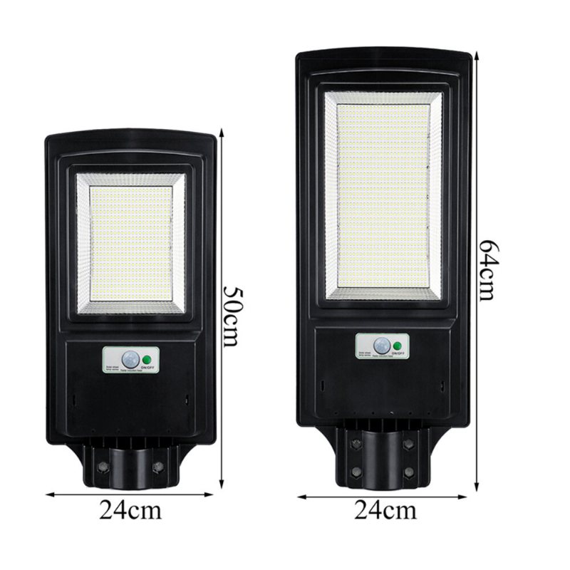 3500w 462/936 Led Solar Gatubelysning Pir Rörelsesensor Utomhusvägglampa+fjärr