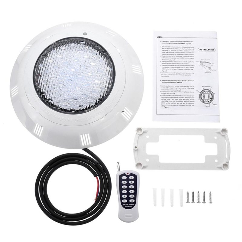 35w 360 Led Rgb Undervattenspoollampa Fjärrkontroll Vattentät