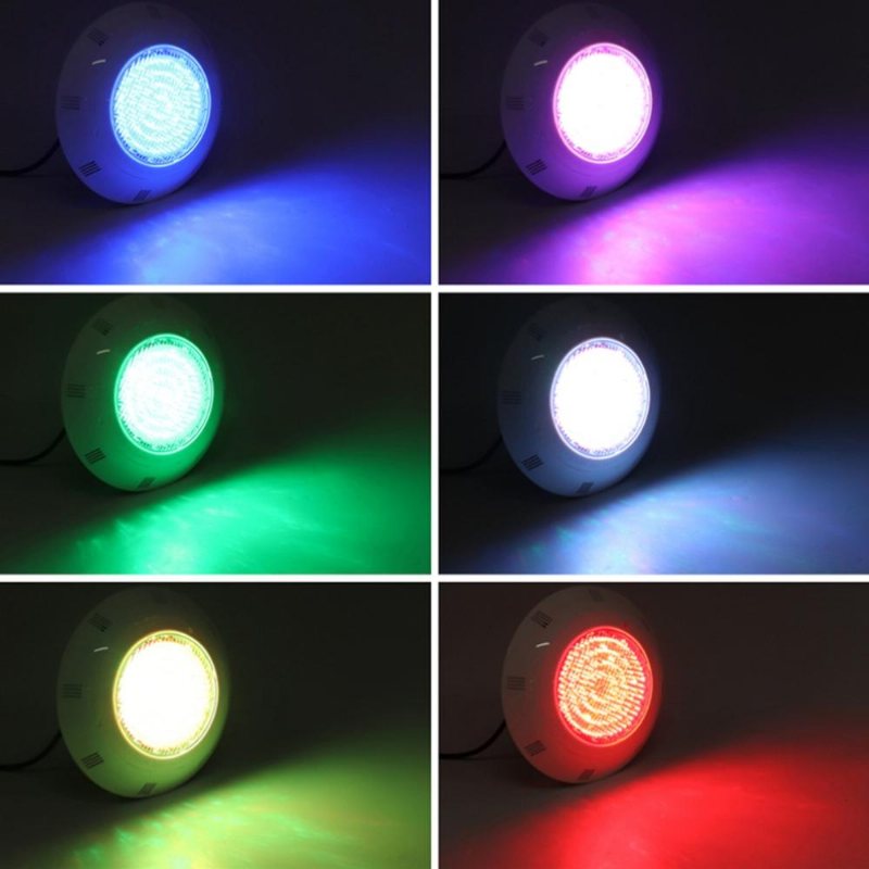 35w 360 Led Rgb Undervattenspoollampa Fjärrkontroll Vattentät