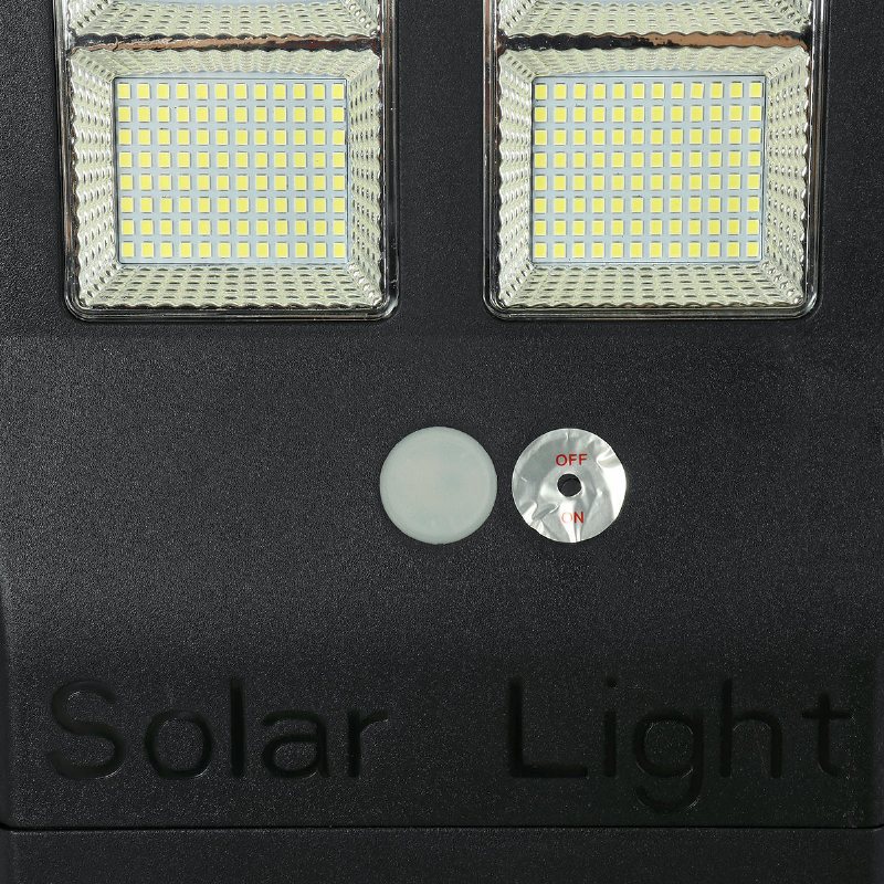 3800w 1152 Led Solar Gatuljus Rörelsesensor Utomhus Trädgård Vägglampa+fjärrkontroll