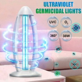 38w Uvc Ozon Ultraviolett Bakteriedödande Lampa Uv Sterilisation Quartz Lights 220 V