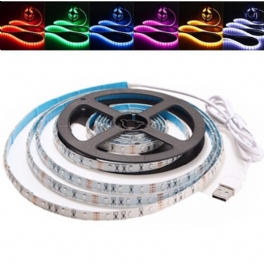 3m Vattentät Usb Smd3528 Tv Bakgrund Dator Led Strip Tejp Flexibelt Ljus Dc5v