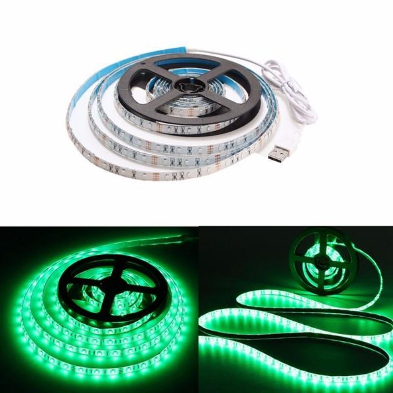 3m Vattentät Usb Smd3528 Tv Bakgrund Dator Led Strip Tejp Flexibelt Ljus Dc5v