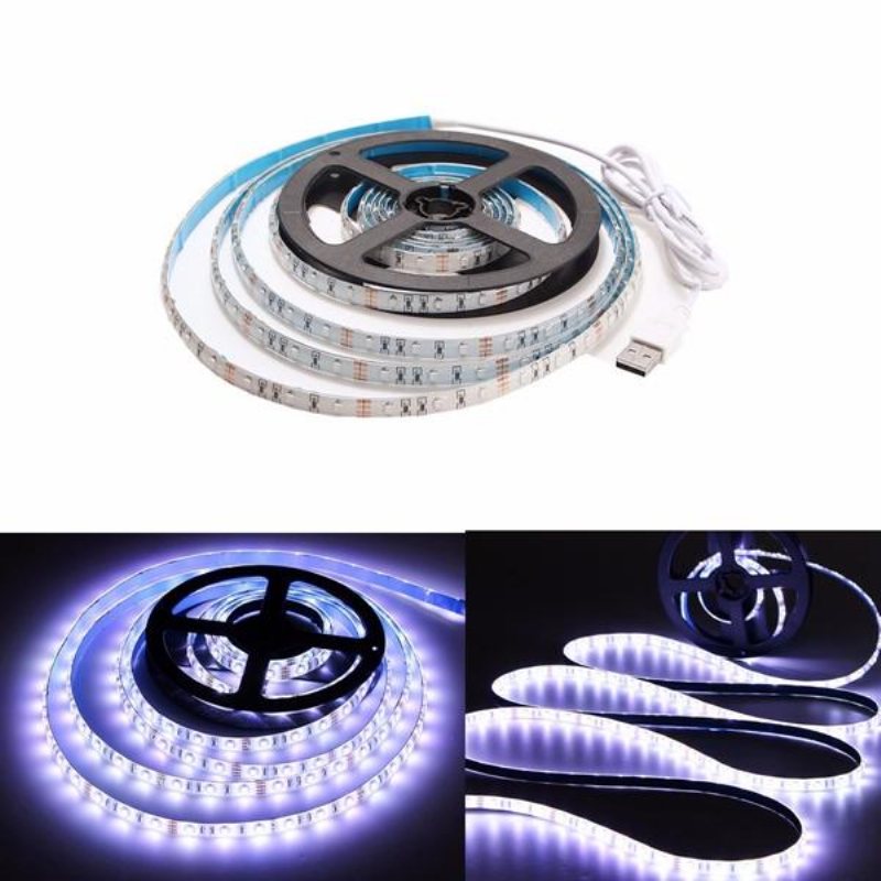 3m Vattentät Usb Smd3528 Tv Bakgrund Dator Led Strip Tejp Flexibelt Ljus Dc5v