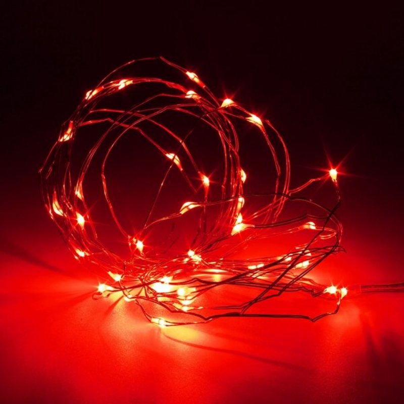 3m Vattentätt Led-batteri Mini Led Koppartråd Fairy String Light Holiday Party Jul