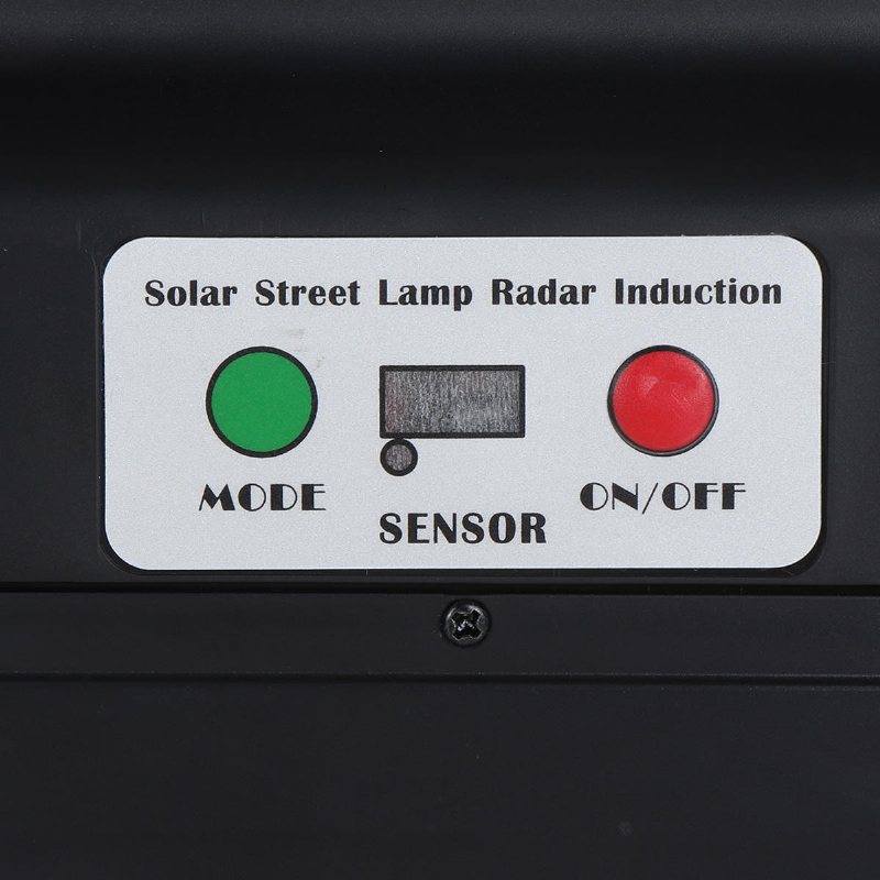 40w 80 Led Solar Gatubelysning Pir Rörelsesensor Väggtiming Lampa Med Fjärrkontroll