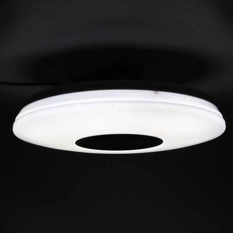 48w 108led Dimbar Rgb Taklampa Flush Mount Bluetooth Musikhögtalare App-kontroll