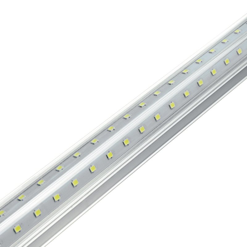 5 St Ac85-265v 60cm/90cm/120cm T8 V-shape 2835 Led-rörlysrör För Stormarknadsparkeringsverkstad