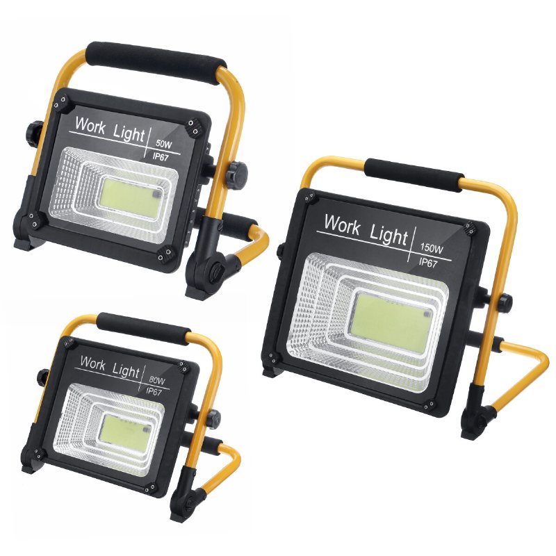 50/80/150w Led Yttre Vägglampa Trädgårdssäkerhet Flood Light Ip67 Fjärrkontroll