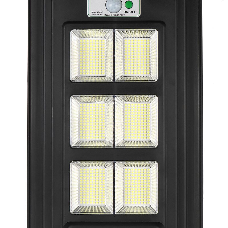 500-2500w 208-624 Led Solar Gatubelysning Pir Rörelsesensor Vägglampa Med Fjärrkontroll