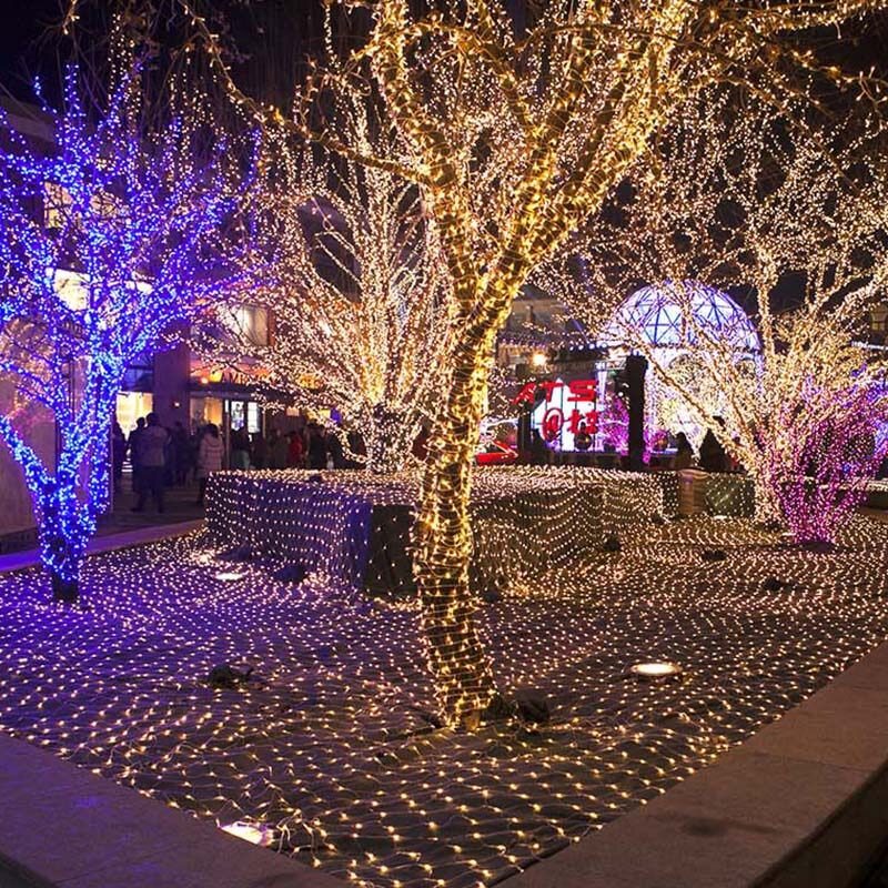 500led 100m String Fairy Light 8 Lägen Vattentät Xmas Party Bröllopsgardin Julgransdekorationer Ljus